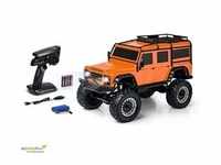 Carson RC 1:8 Land Rover Defender 2.4GHz 100% RTR orange Crawler, Geländewagen