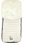 Heitmann Felle Steppfu&szlig;sack, Serie "Eisb&auml;rchen" Farbe: Wei&szlig; / Naturwei&szlig;...