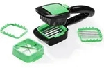 Genius Nicer Dicer Quick - Gem&uuml;seschneider, Schneideger&auml;t, 5-tlg. Set,