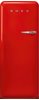 Smeg 50-iger Style Kühlschrank/Gefrierfach L Rot FAB28LRD5