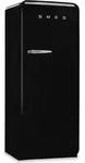 Smeg FAB28RBL5 Freistehendes K&Atilde;1/4hlger&auml;t mit Gefrierfach, Schwarz, 244 l