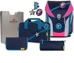 DerDieDas ErgoFlex MAX Buttons - Blue Fairy - Schulranzenset 5-teilig, Fee - Blau