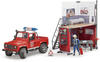 bworld Feuerwehrstation mit Land Rover
