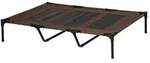 PawHut Hundeliege outdoor Hundebett Katzenbett Haustierbett Schlafplatz Kaffee -