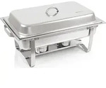 Mahlzeit Chafing dish "Cannes" mit 3x 1/3 GN Warmhaltebeh&auml;lter Essen,