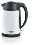 Bosch TWK3P421, 1,7 l, 2400 W, Schwarz, Wei&szlig;, Edelstahl, Wasserstandsanzeige,