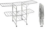 WENKO Mobiler W&auml;schetrockner aus rostfreiem Edelstahl 186 x 109 x 58 cm -...