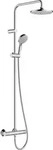 HG Showerpipe VERNIS Blend 200 1jet mit Brausethermostat chrom HG Showerpipe VERNIS Blend 200 1jet mit Brausethermostat chrom