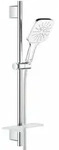 GROHE Vitalio SmartActive 130 Cube Brausestangenset 3 Strahlarten - Silber
