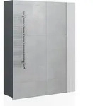 Badspiegelschrank Vicco Fredd Anthrazit Hochglanz 60 x 77 cm, Model 29929 -