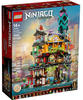 LEGO 71741 NINJAGO Die Gärten von NINJAGO City Konstruktionsspielzeug, Ninja-Haus,