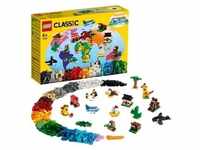 LEGO 11015 Classic Einmal um die Welt Steine mit Bausteinen und baubaren Tieren