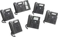 Cisco 6821, IP-Telefon, Schwarz, Kabelgebundenes Mobilteil, Tisch/Wand, 2 Zeilen,