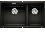 Blanco Subline 430/270-U Schwarz - 525 991 Granitsp&uuml;le - Schwarz