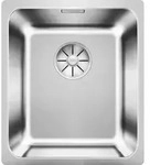 BLANCO SOLIS 340-U Edelstahl B&uuml;rstfinish - Wei&szlig;