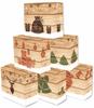 ROTH Adventskalender zum Befüllen - 24 Adventsboxen 'Hygge-Style' mit 24 Boxen zum