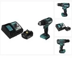 Makita DHP 485 RF1 Akku Schlagbohrschrauber 18 V 50 Nm Brushless + 1x Akku 3,0...