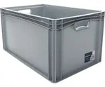 Eurobox 60 x 40 x 32 cm 64,5 l grau - Grau