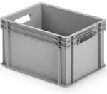 ALUTEC Kunststoffbeh&auml;lter 40x30x23,5cm Stapelbox Stapelkiste Eurobox - Wei&szlig;