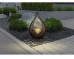 Globo Lighting Solarleuchte Kunststoff bronzefarben, LED - Wei&szlig;