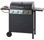 Gasgrill Grillwagen Grill Texas 4X 4 Brenner Grillrost 59x35 cm 12 kW m. Ablagen