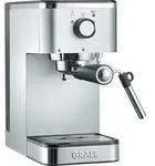 Graef ES400, Espressomaschine, 1,25 l, Gemahlener Kaffee, 1400 W, Edelstahl - Silber