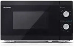 Sharp YC-MS01E-B, Arbeitsplatte, Solo-Mikrowelle, 20 l, 800 W, Eingebautes Display,