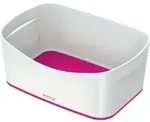 Aufbewahrungsschale myBox A5 wei&szlig;/pink