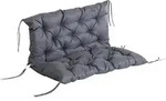 Outsunny Bankauflage aus Polyester 100 x 98 x 8 cm, Dunkelgrau - Dunkelgrau