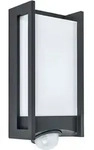 LUTEC QUBO, Wandbeleuchtung f&uuml;r den Au&szlig;enbereich, Grau, Aluminium, Polycarbonat