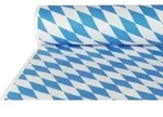 Papstar 12544, Rechteckig, Blau, Wei&szlig;, Papier, Tischdecke, 100 x 5000 cm, 1