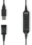 Snom 00004343, USB-Adapter, Schwarz - Schwarz