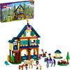 LEGO 41683 Friends Reiterhof im Wald, Pferdestall Spielzeug mit Pferden und Pony