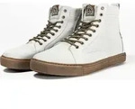John Doe Neo Motorrad Schuhe, wei&szlig;/braun, 44 - 44