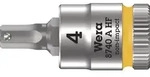Wera 8740 A HF, 1 St&uuml;ck(e), Hexagonal, 25,4 / 4 mm (1 / 4"), Edelstahl, 28 mm