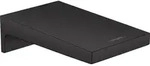 Wanneneinlauf Metropol Ausladung 185mm mattschwarz mattschwarz - Silber