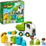 LEGO 10945 DUPLO M&uuml;llabfuhr und Wertstoffhof, M&uuml;llauto Spielzeug,...