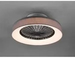 LED Deckenventilator FARSUND Stoffschirm grau &Oslash;47cm - R62662111