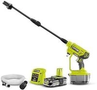 RYOBI &ndash; 18V 22 bar 182L Hochdruckpistole &ndash; 3-in-1 D&uuml;se &ndash; 1 Lithium-Akku + 18V