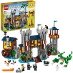 LEGO Creator Mittelalterliche Burg Konstruktionsspielzeug mit Drachen Figur,