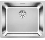 Sp&uuml;le Blanco SOLIS 500-IF 440 x 540 mm edelstahl b&uuml;rstfinish 526123 - Silber