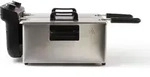Livoo DOC217, Fritteuse, 6 l, 3,2 kg, 190 &deg;C, Doppel, Silber - Silber