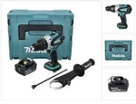 Makita DHP 458 G1J Akku Schlagbohrschrauber 18 V 91 Nm + 1x Akku 6,0 Ah +...