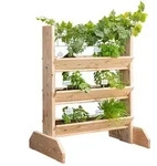 Westmann L&auml;rchenholz Kr&auml;uterregal mit Rankgitter Viktoria L Natur 50x80x95 cm -