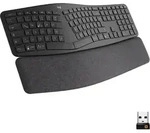 Logitech ERGO K860 - Tastatur - kabellos - 2.4 GHz, Bluetooth 5.0 - QWERTY - Spanisch