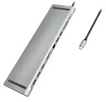 LogiLink UA0373, Kabelgebunden, USB 3.2 Gen 1 (3.1 Gen 1) Type-C, 100 W, 3,5 mm,