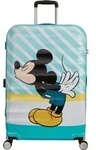 American Tourister Wavebreaker Disney 4-Rollen-Trolley L 77 cm mickey blue kiss -