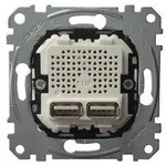 Merten USB MEG4366-0100 Ladestation-Einsatz - Grau