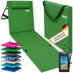 DETEX&reg; Sonnenliege Klappbar Strandmatte mit R&uuml;ckenlehne Kissen Gepolstert...