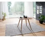 WOHNLING Esszimmertisch REPA 80 x 80 x 76 cm Sheesham rustikal Massiv-Holz...